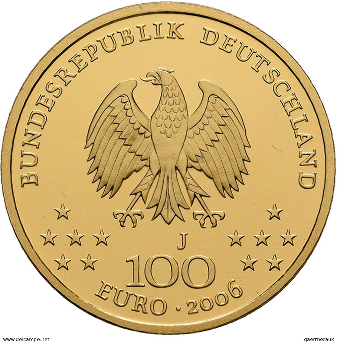 Deutschland - Anlagegold: 5 x 100 Euro 2006 Klassisches Weimar (komplette Serie