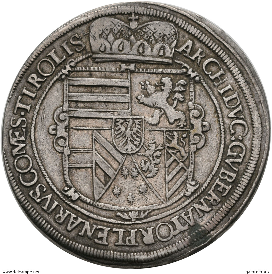 Haus Habsburg: Erzherzog Leopold V. 1619-1632: Reichstaler 1621, Hall; 28,49 G; - Andere - Europa