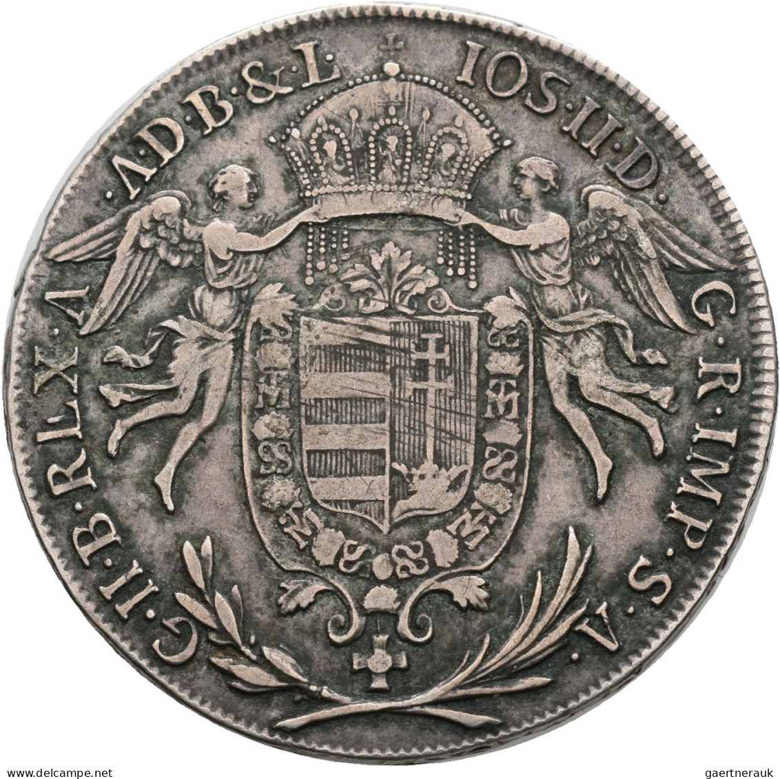 Haus Habsburg: Josef II. 1780-1790: ½ Taler 1787 A, Wien Für Ungarn; Herinek 163 - Autres – Europe