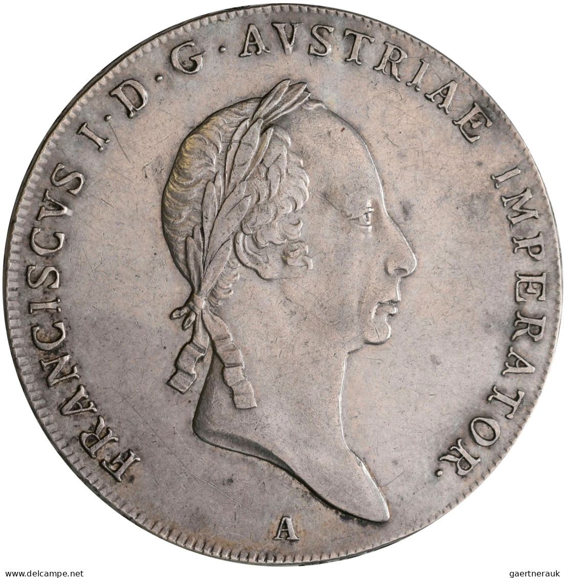 Haus Habsburg: Franz II. (I.) 1792-1806-1835: Taler 1826 A, Wien, 28,06 G; Frühw - Other - Europe