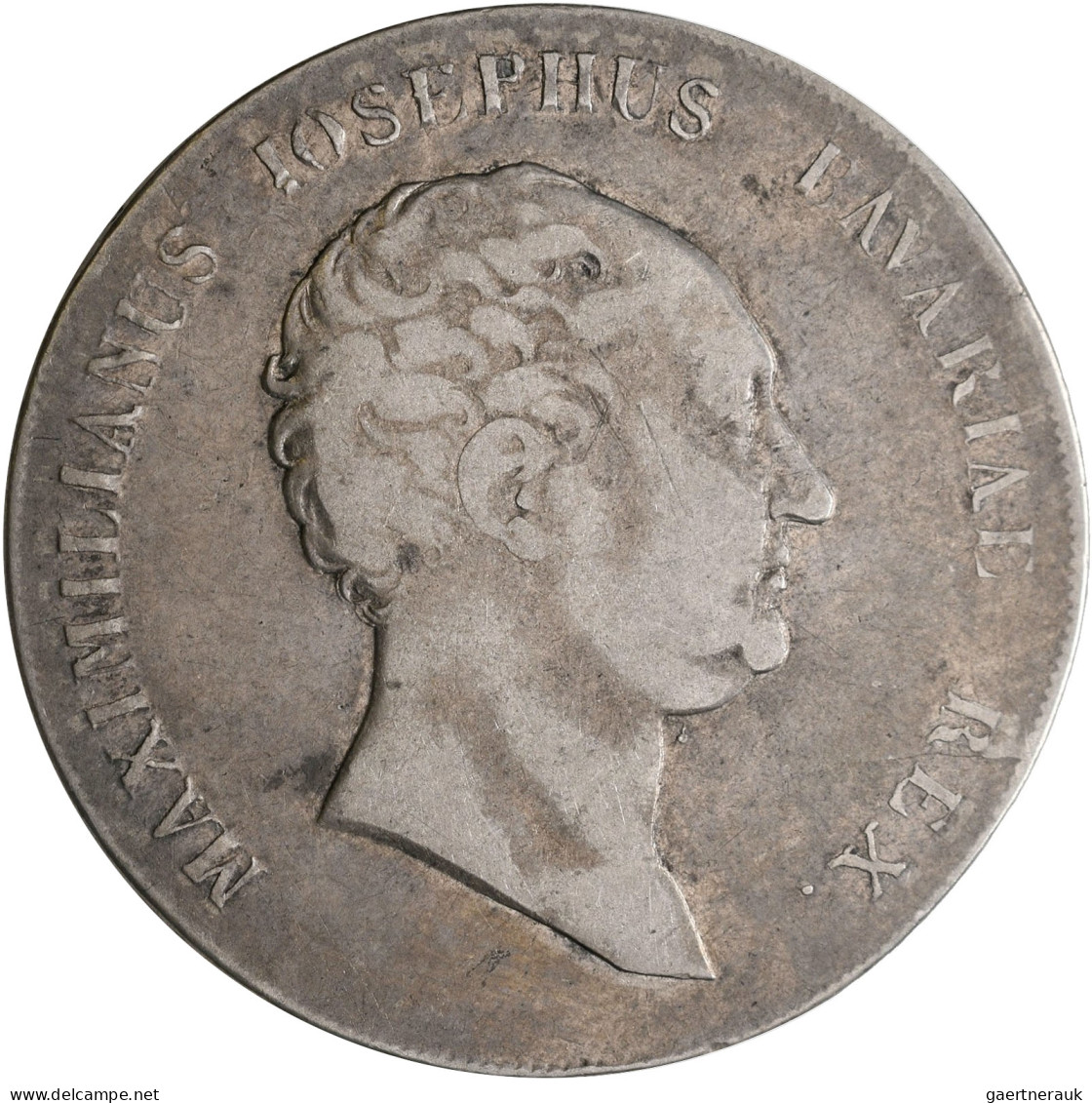 Bayern: Maximilian I. (IV.) Joseph 1799-1806-1825: Taler 1809 (Kronentaler), Ers - Sonstige & Ohne Zuordnung