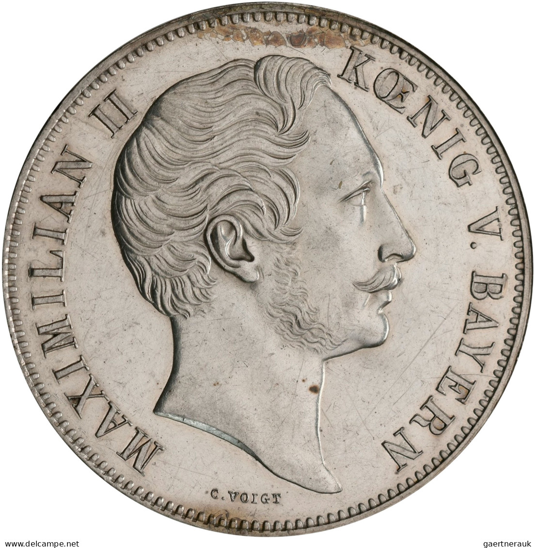 Bayern: Maximilian II. Joseph 1848-1864: Vereinsdoppeltaler / Geschichtsdoppelta - Other & Unclassified