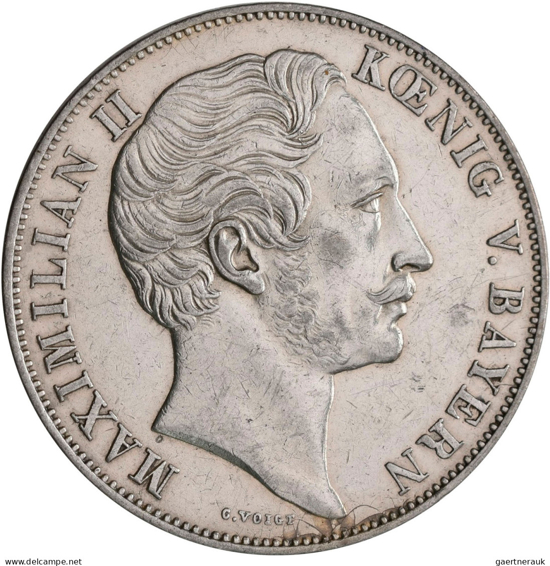 Bayern: Ludwig II. 1864-1886: Taler O.J. (1865, Madonnentaler). AKS 176, Jaeger - Autres & Non Classés