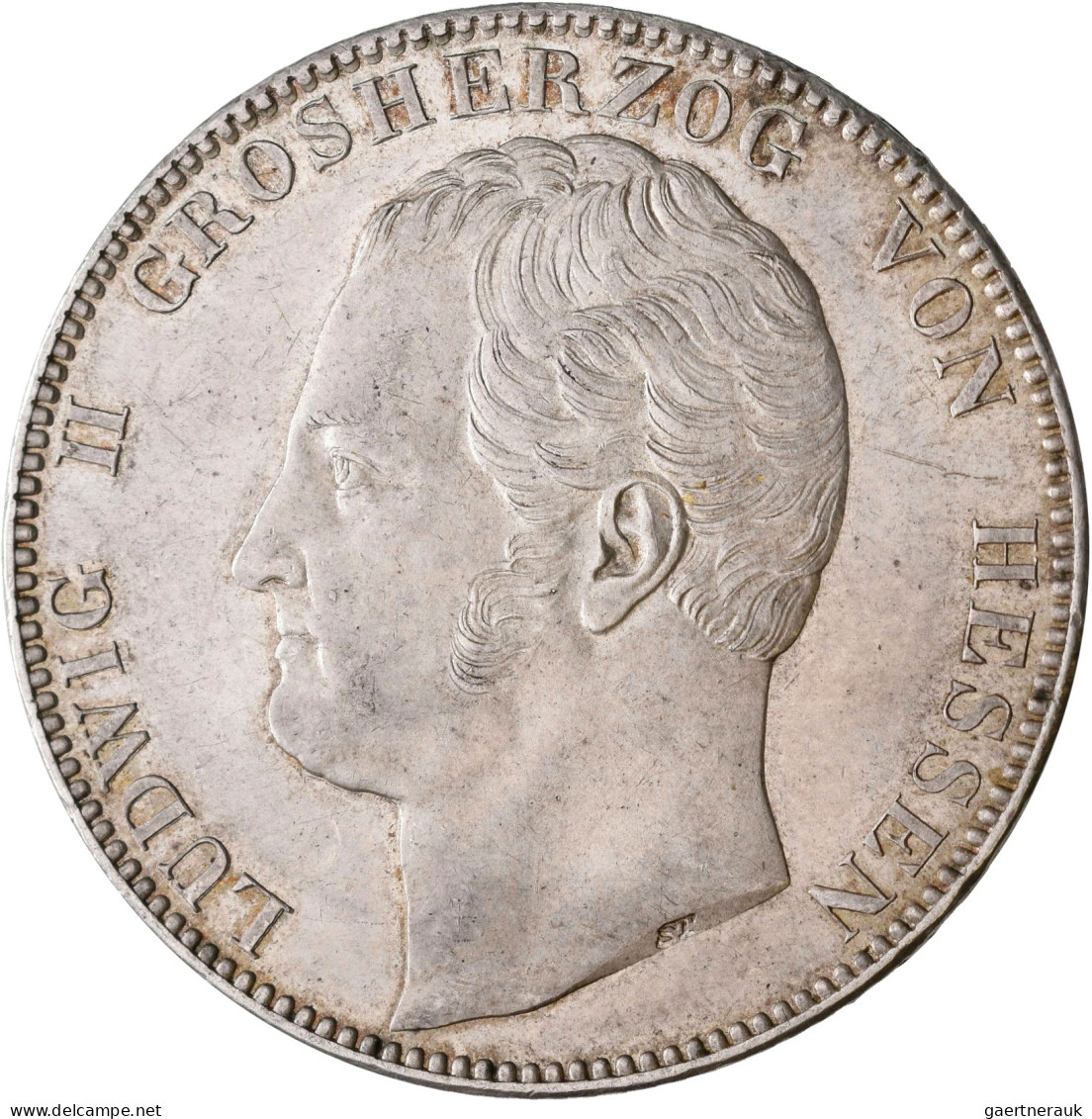 Hessen-Darmstadt: Ludwig II. 1830-1848: Doppeltaler 1841 (3½ Gulden 2 Thaler Ver - Sonstige & Ohne Zuordnung