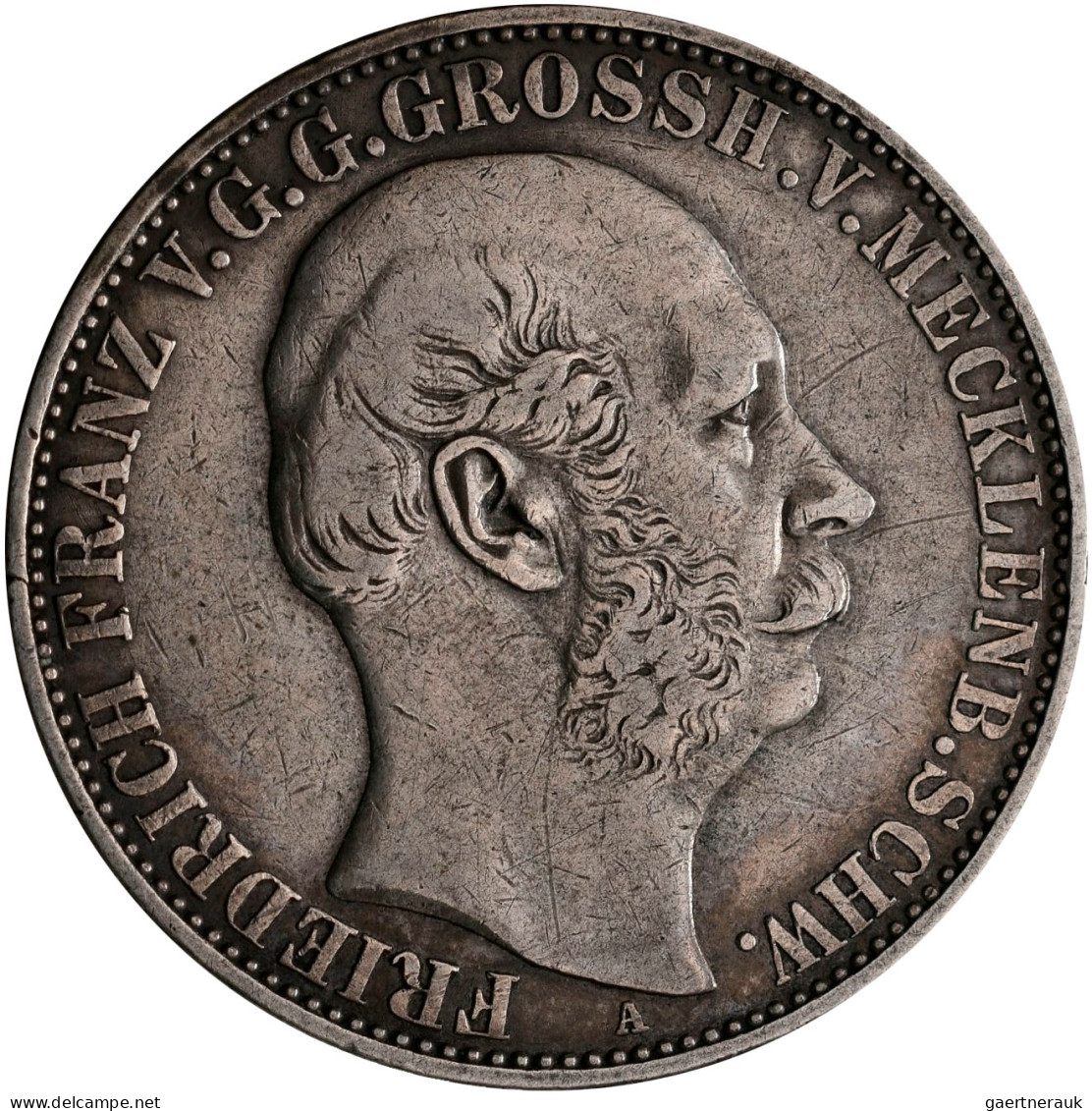 Mecklenburg-Schwerin: Friedrich Franz II. 1842-1883: Taler 1864, AKS 38, Jaeger - Other & Unclassified