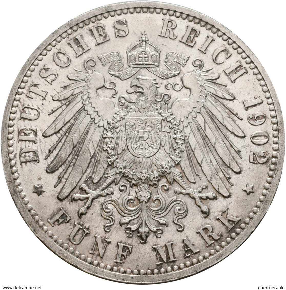 Baden: Friedrich I. 1852-1907: 2 Mark 1902, 50-jähriges Regierungsjubiläum, Jaeg - Taler Et Doppeltaler