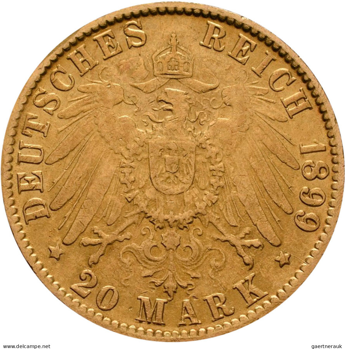 Hamburg - Anlagegold: Freie Und Hansestadt: 20 Mark 1895 Und 1899. Jaeger 212. J - 5, 10 & 20 Mark Gold