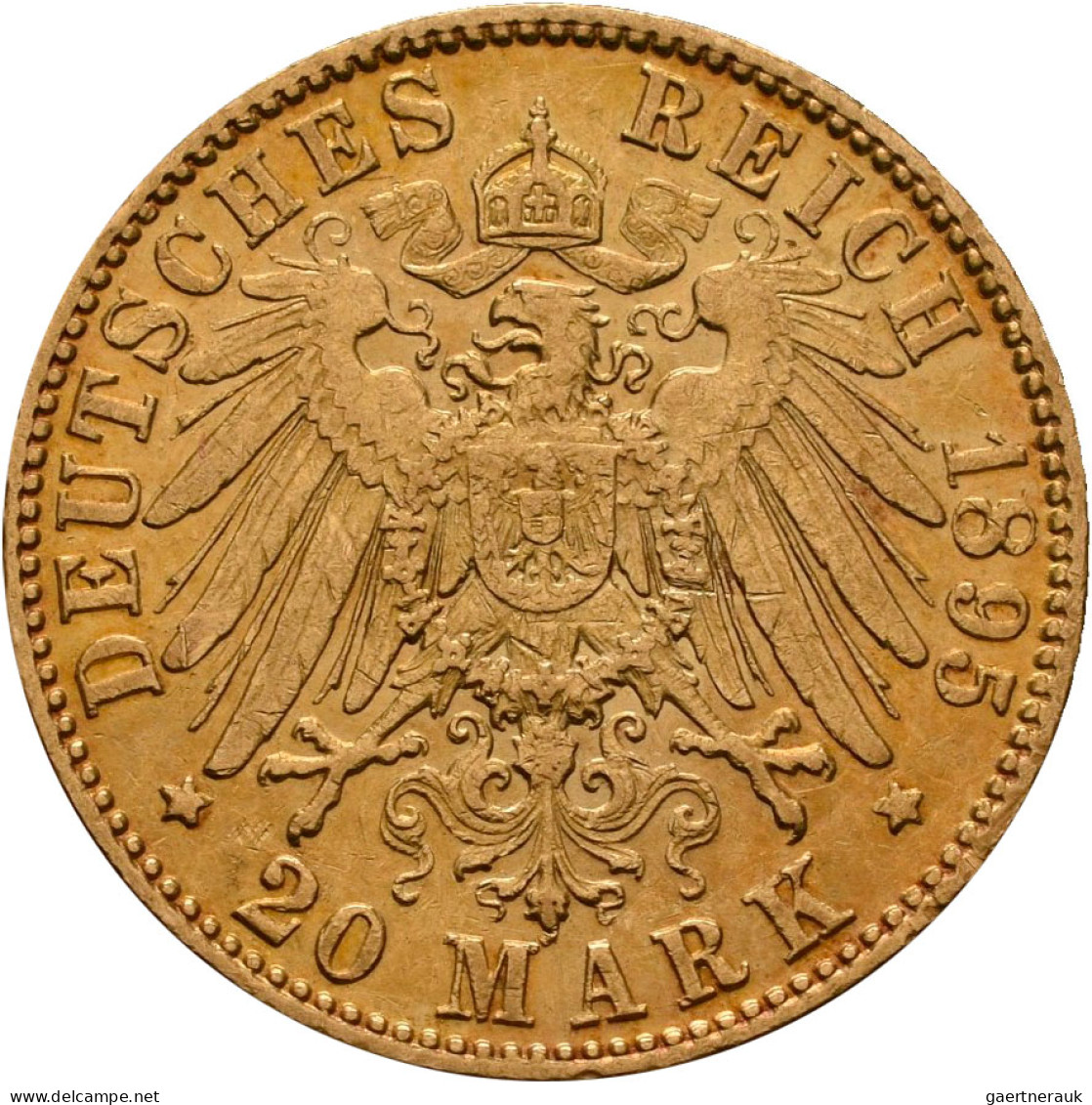 Hamburg - Anlagegold: Freie Und Hansestadt: 20 Mark 1895 Und 1899. Jaeger 212. J - 5, 10 & 20 Mark Goud