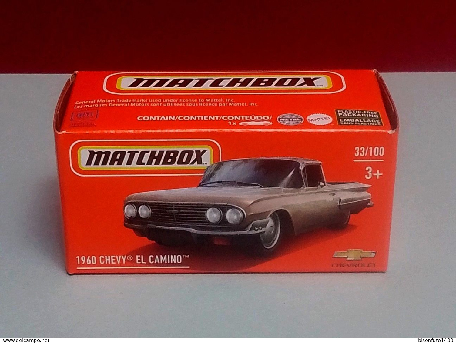 CHEVY "EL CAMINO" De 1960 Neuve Vendue Dans Sa Boîte Et Jamais Ouverte ( V. Photos ). - Matchbox (Mattel)