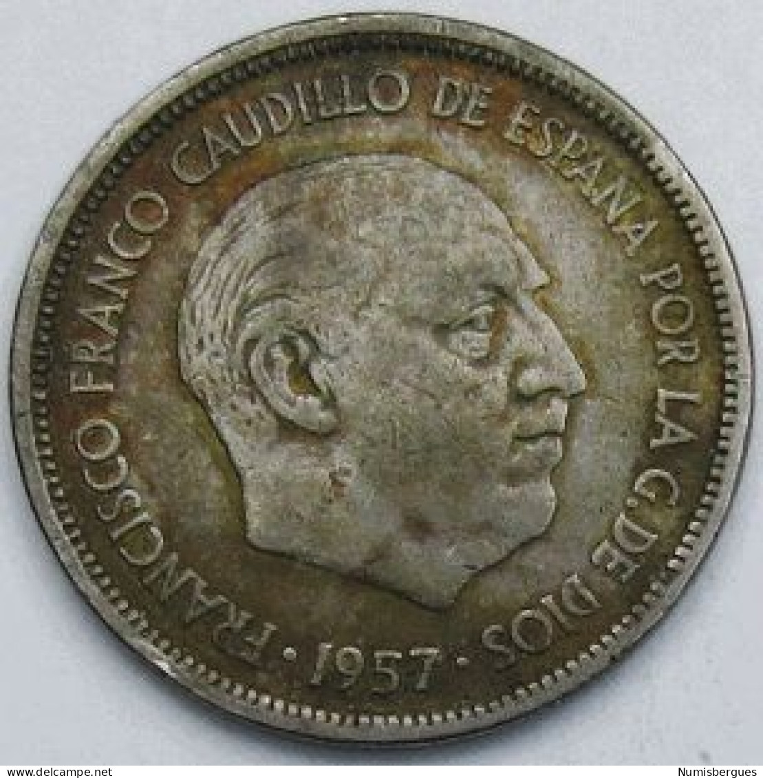 Pièce De Monnaie 5 Pesetas 1959 - 5 Pesetas