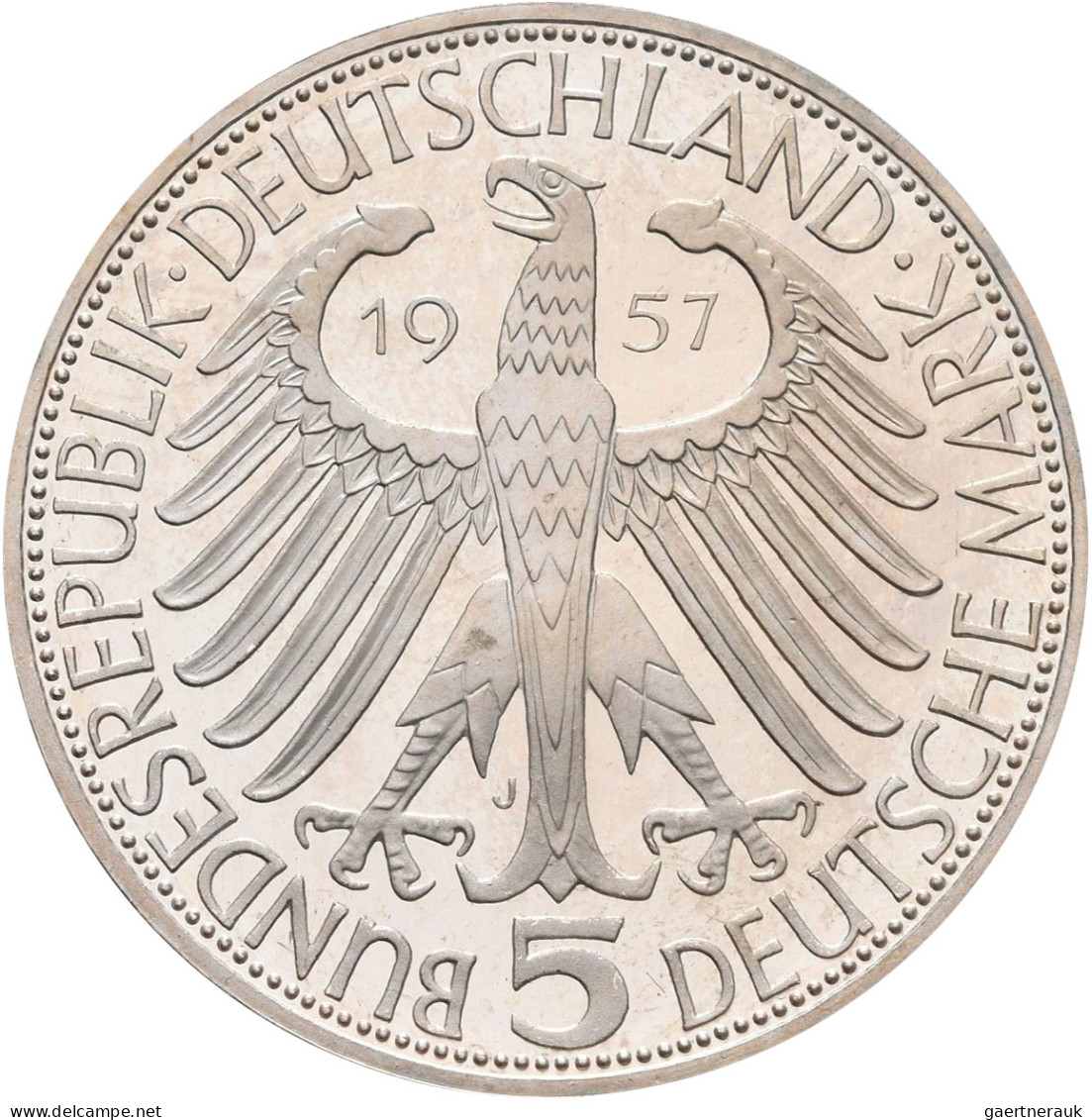 Bundesrepublik Deutschland 1948-2001: Die Ersten Fünf. Von 5 DM Germanisches Mus - Sonstige & Ohne Zuordnung