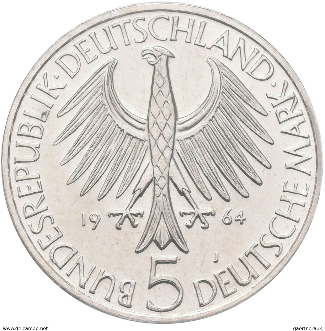 Bundesrepublik Deutschland 1948-2001: Die ersten Fünf. Von 5 DM Germanisches Mus