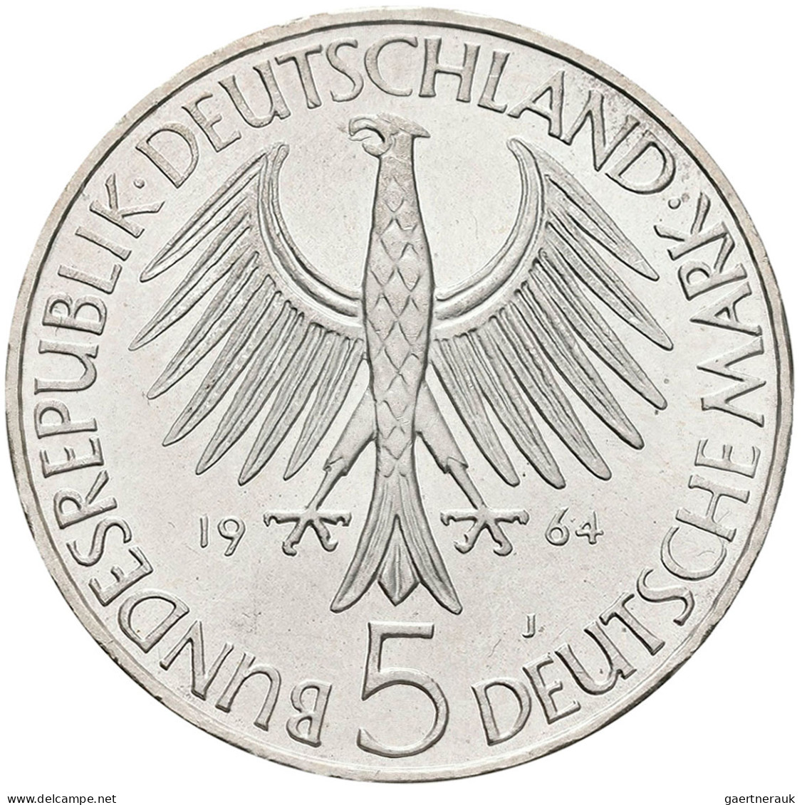 Bundesrepublik Deutschland 1948-2001: Die ersten Fünf. Von 5 DM Germanisches Mus