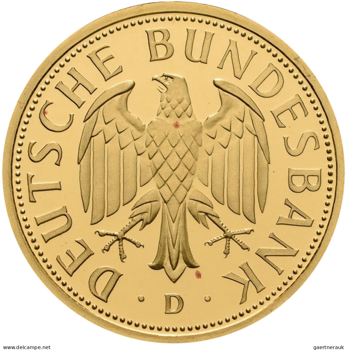 Bundesrepublik Deutschland 1948-2001 - Goldmünzen: Goldmark 2001 D (München), Ja - Other & Unclassified