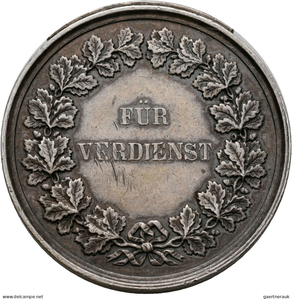 Medaillen Deutschland - Geographisch: Baden, Friedrich I. 1852-1907: Große Silbe - Other & Unclassified