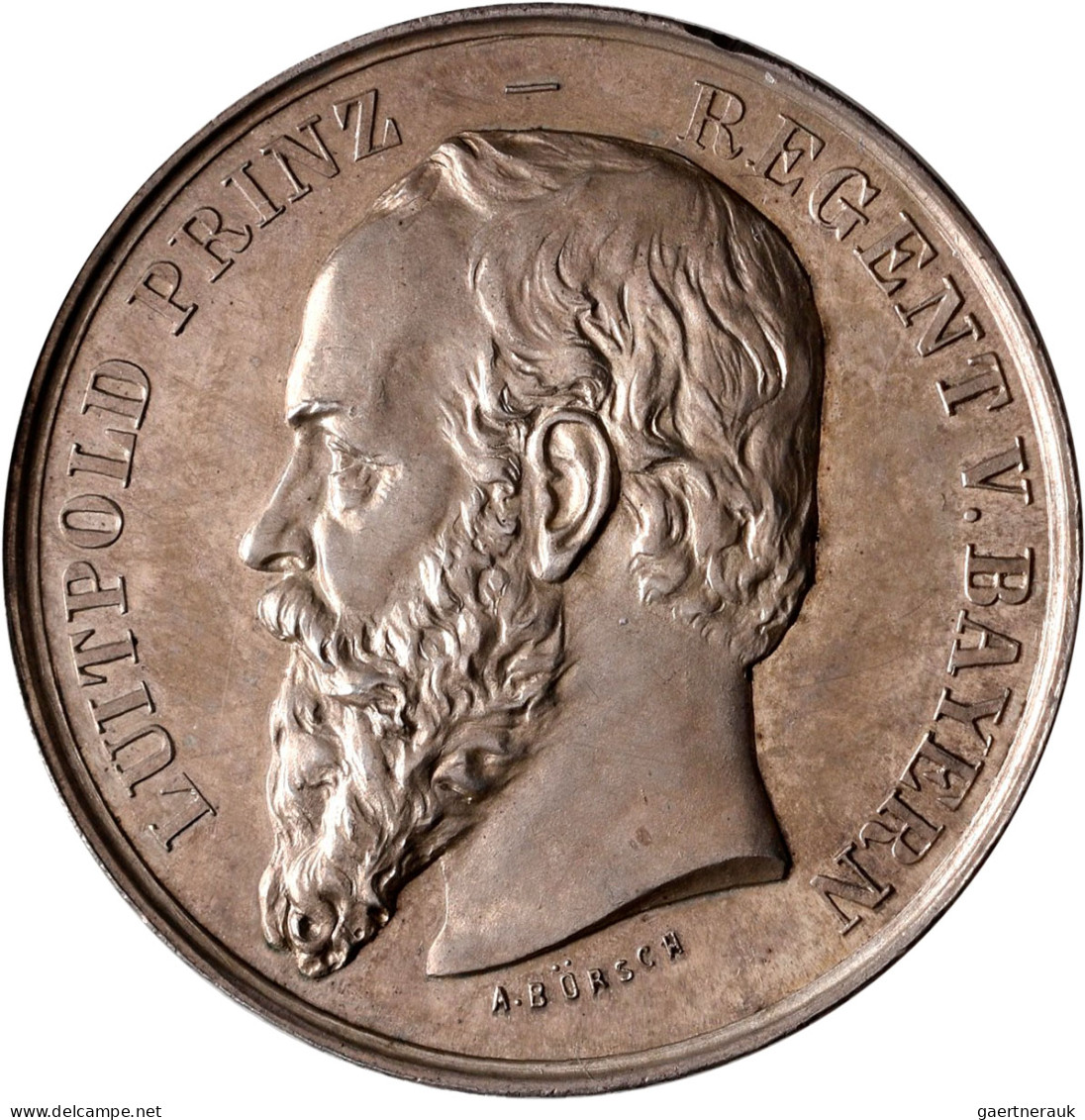 Medaillen Deutschland - Geographisch: Bayern, Luitpold Prinzregent 1886-1912: Si - Sonstige & Ohne Zuordnung