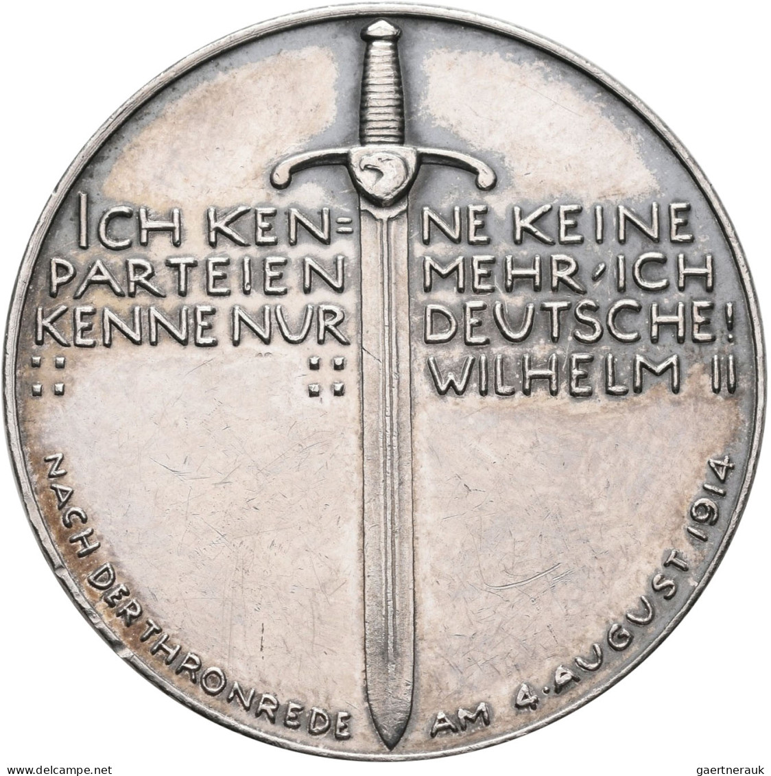Medaillen Deutschland - Geographisch: Brandenburg-Preußen, Wilhelm II. 1888-1918 - Sonstige & Ohne Zuordnung
