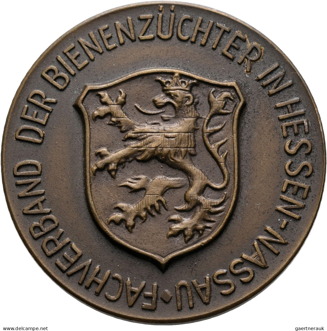 Medaillen Deutschland - Geographisch: Hessen-Nassau: Bronzemedaille O. J. , Fach - Other & Unclassified