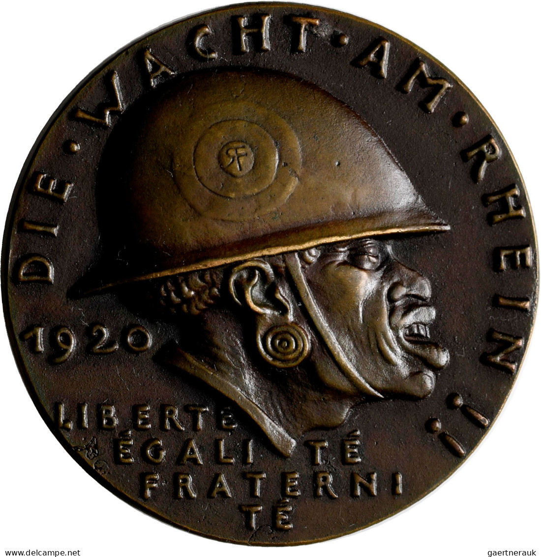 Medaillen Deutschland - Geographisch: Rheinland: Lot 2 Bronzegußmedaillen 1920 V - Autres & Non Classés