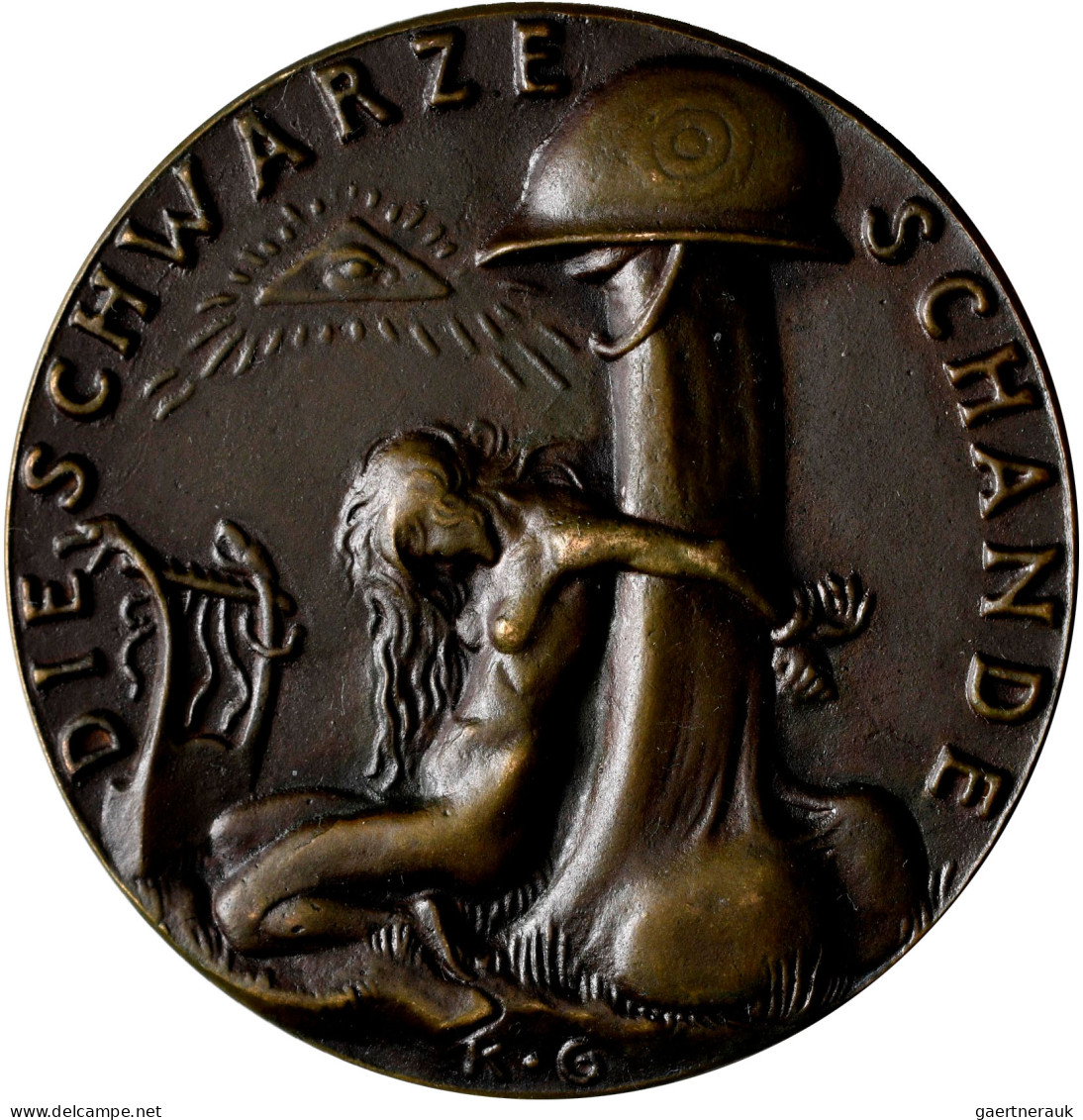 Medaillen Deutschland - Geographisch: Rheinland: Lot 2 Bronzegußmedaillen 1920 V - Andere & Zonder Classificatie