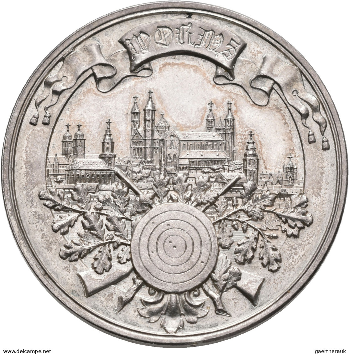 Medaillen Deutschland - Geographisch: Worms: Silbermedaille 1895, Signiert A.S. - Autres & Non Classés