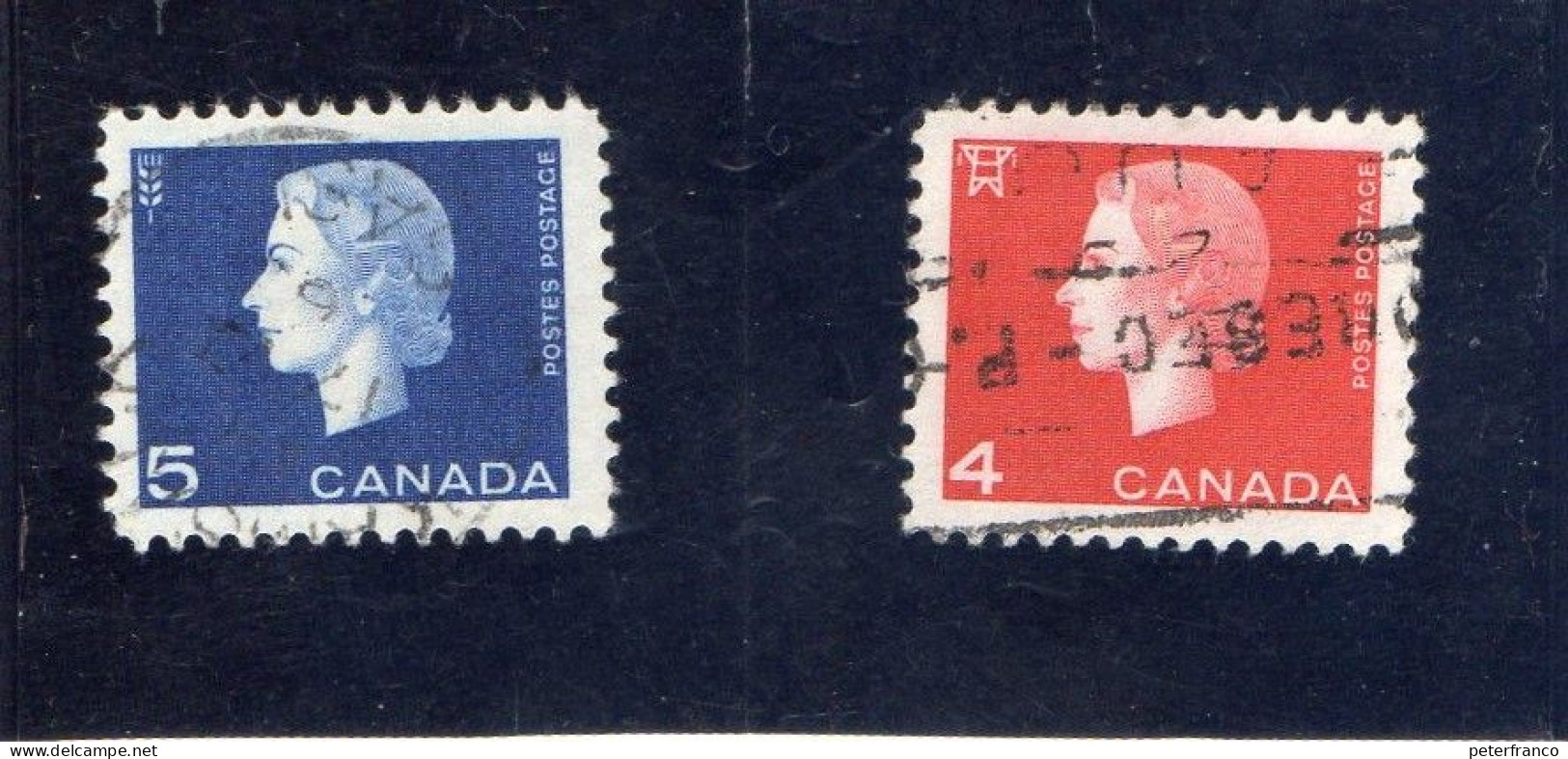 1954 Canada - Queen Elizabeth - Oblitérés
