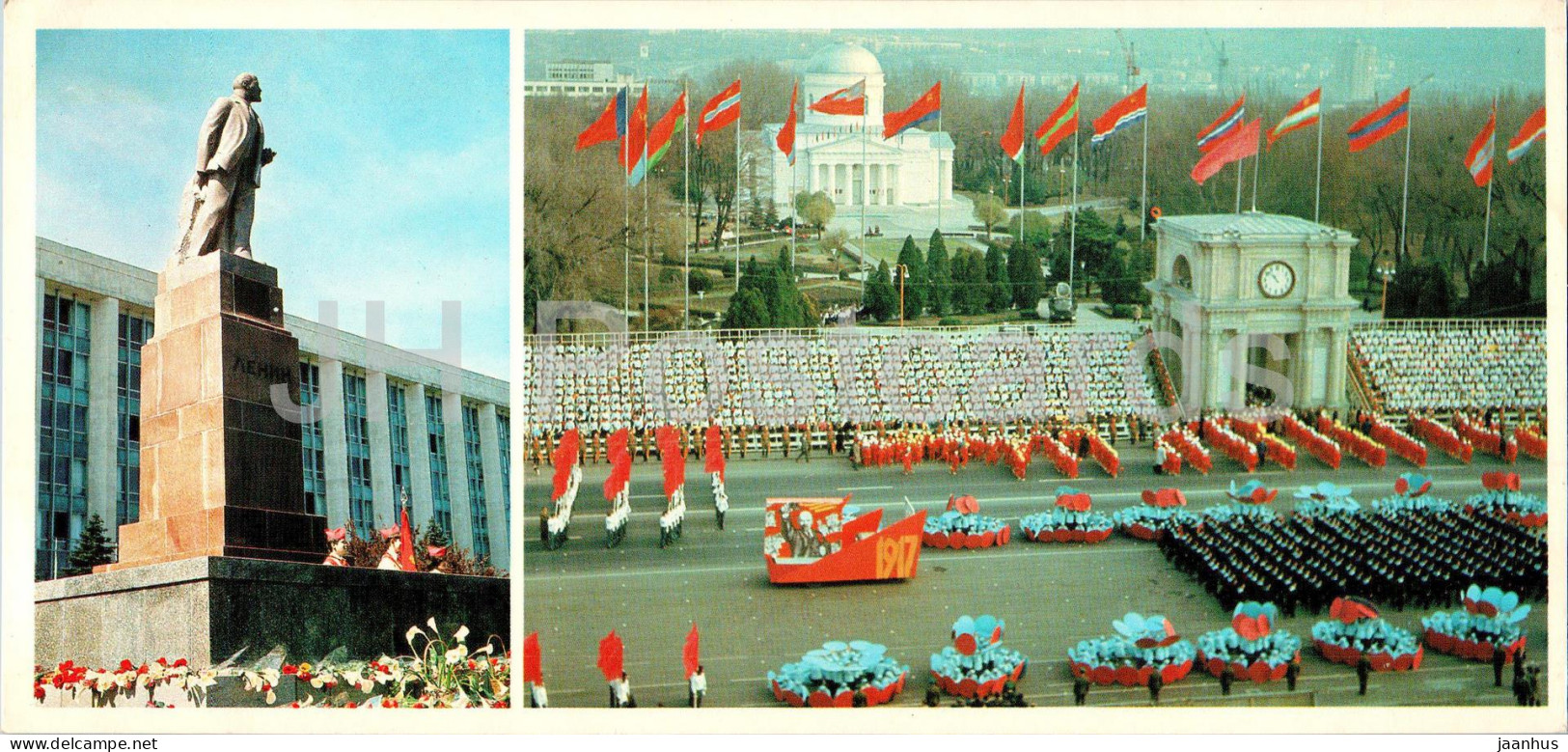 Chisinau - Monument To Lenin - Festival At Victory Square - 1980 - Moldova USSR - Unused - Moldova