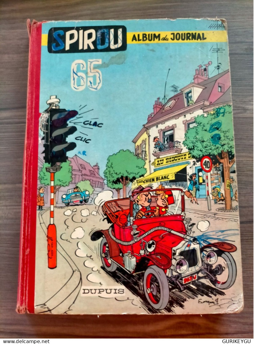 Le Journal De Spirou Album Reliure Recueil N° 65 -1031.1032.1033.1034.1035.1036.1037.1038.1339 De 1958 - Spirou Et Fantasio