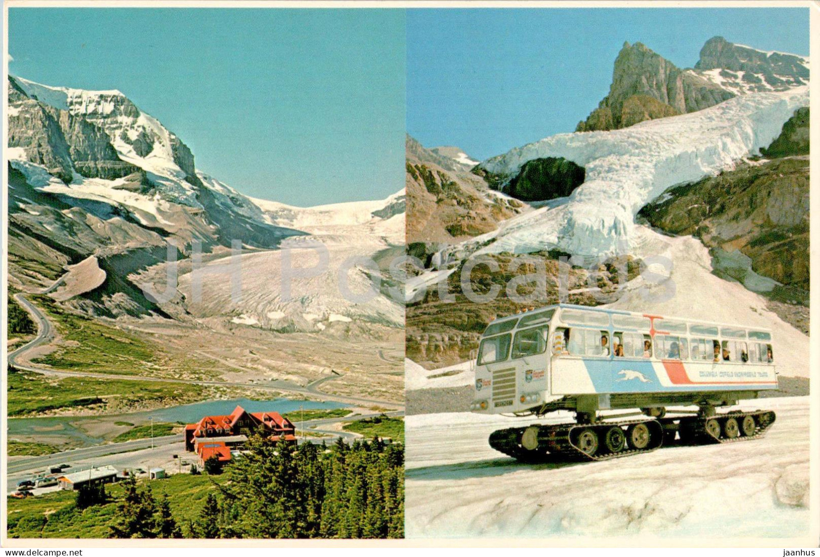 Canadian Rockies - Snowmobile On The Columbia Icefields - L-618 - Canada - Unused - Jasper