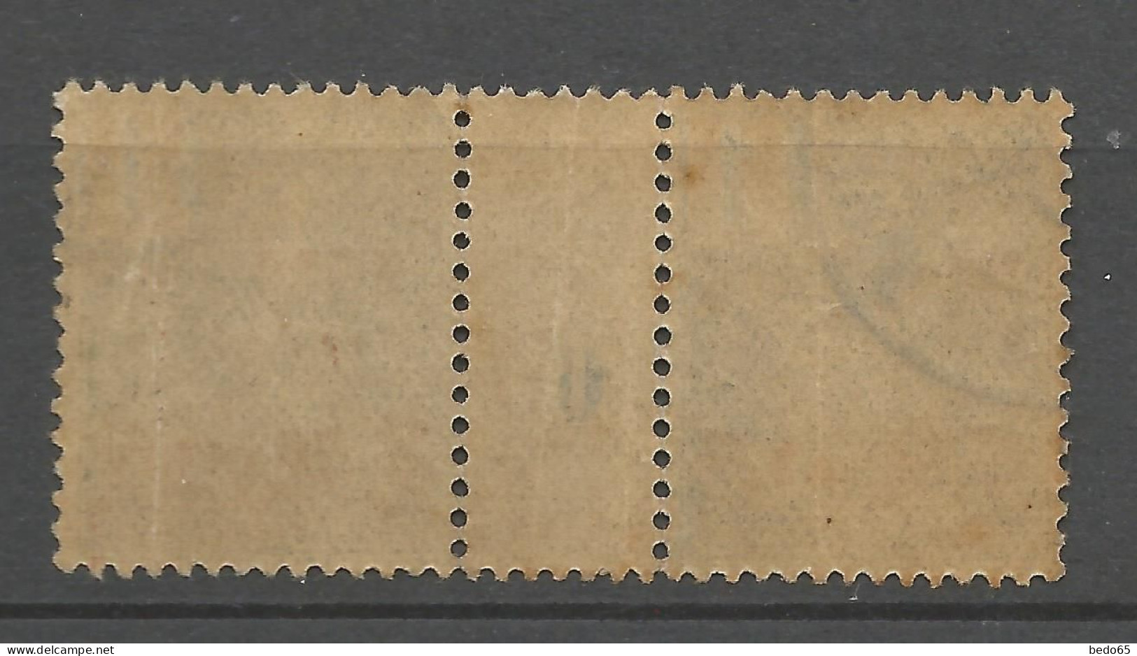 MONG-TZEU N° 17 / 17a Paire Millésime 6 Variétée Timbre De Droite I Au Lieu De T OBL / Used / Rare - Used Stamps