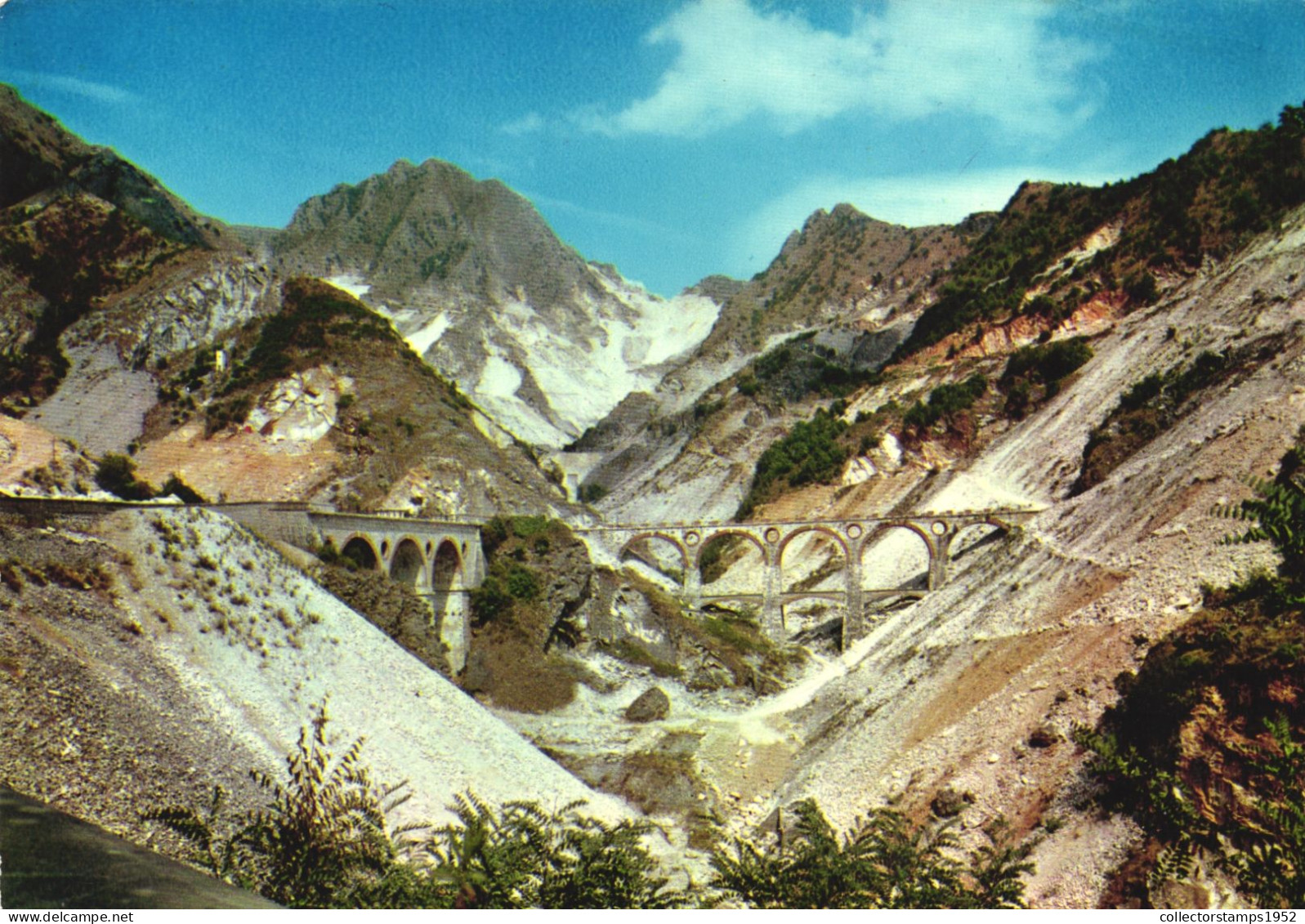 ITALY, TOSCANA, CARRARA, MOUNTAINS, BRIDGE, PANORAMA - Carrara