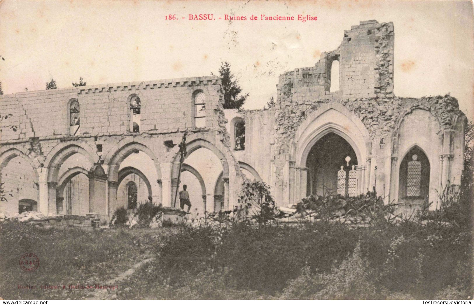 FRANCE - Bassu - Ruines De L'ancienne Eglise - Carte Postale Ancienne - Vitry-le-François