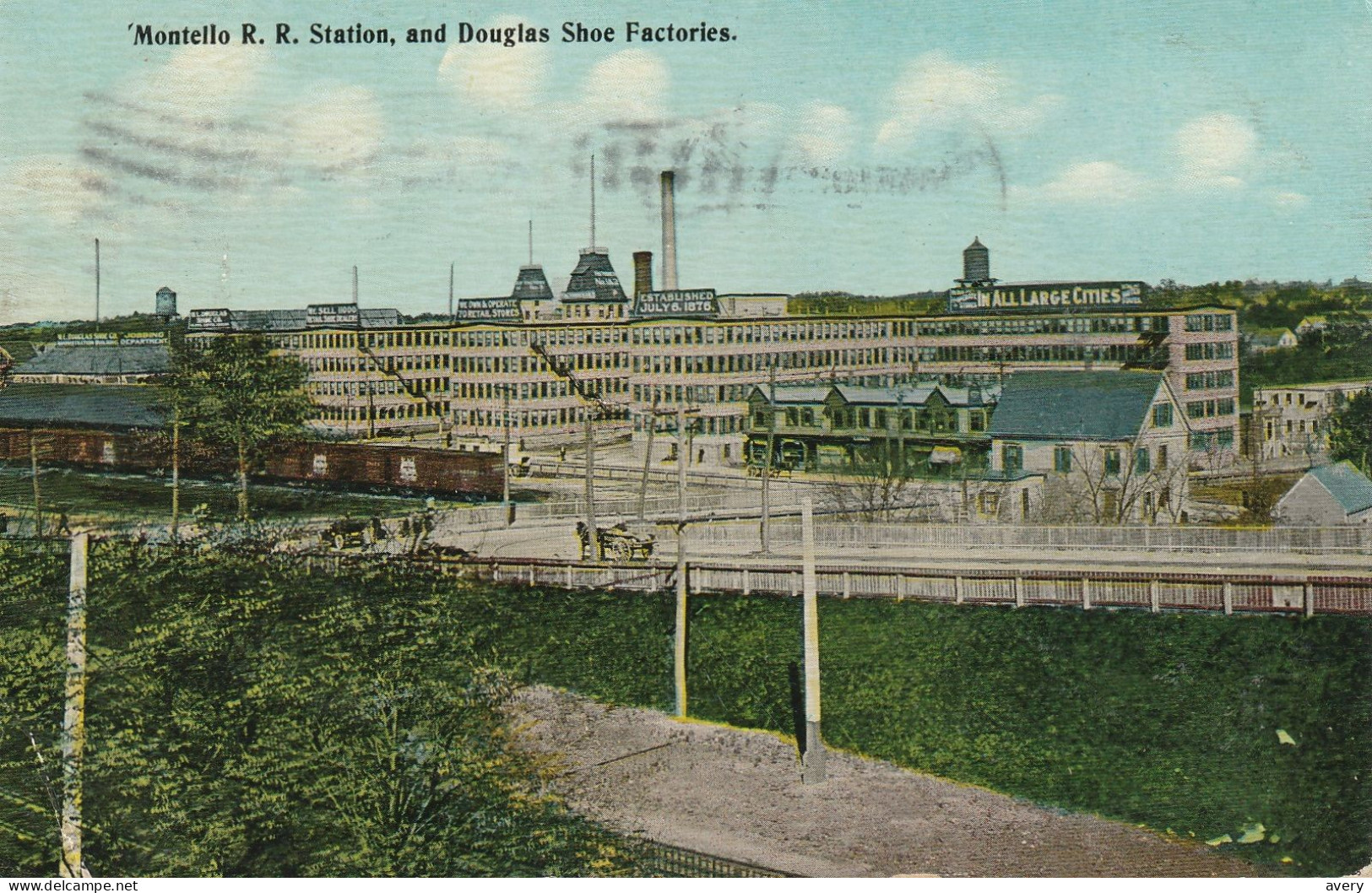 Montello Railroad Station, And Douglas Shoe Factories  Brocton, Massachusetts - Opere D'Arte