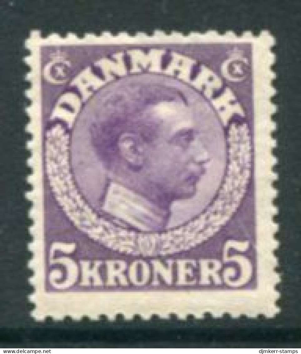 DENMARK 1920 King Christian X Definitive 5 Kr  MNH / **.  Michel 109 - Unused Stamps