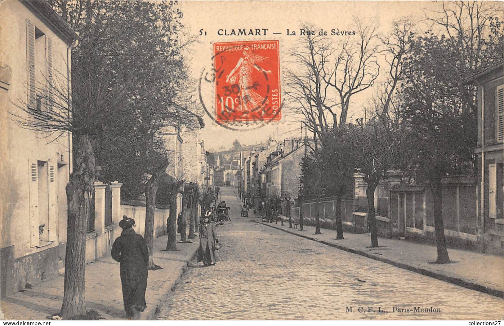 92-CLAMART-  RUE DE SEVRES - Clamart