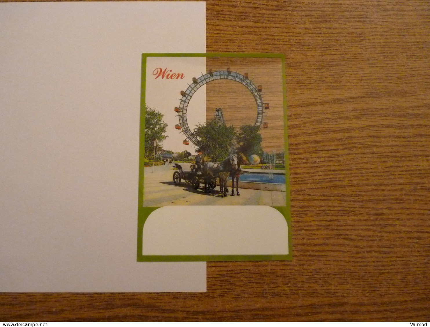 CPSM Wien - Autriche- Prater-Riesenrad -Sur Film Plastique Transparent - PVC - Voir Photos- Format 10,5x15cm Env.. - Prater