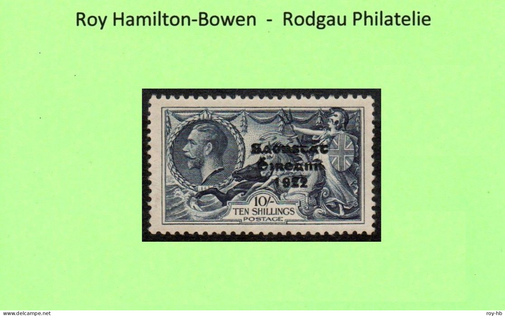 1935 Re-engraved 10/- With "Flat Accent" Over A, Superb Mint With Faint Hinge, BPP Cert. - Ungebraucht