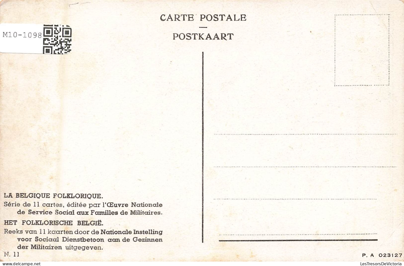 BELGIQUE - Luxembourg - La Belgique Folklorique - Colorisé - Carte Postale Ancienne - Altri & Non Classificati