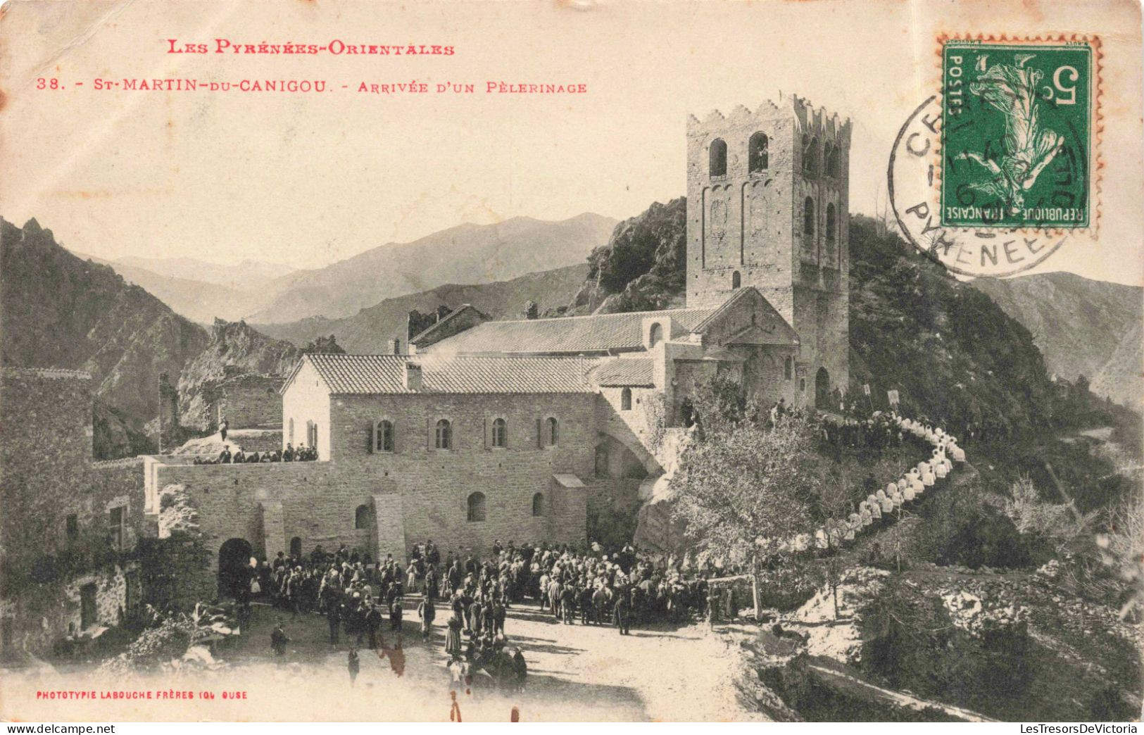FRANCE - Prades - St Martin Du Canigou - Arrivée D'un Pèlerinage - Animé - Carte Postale Ancienne - Prades
