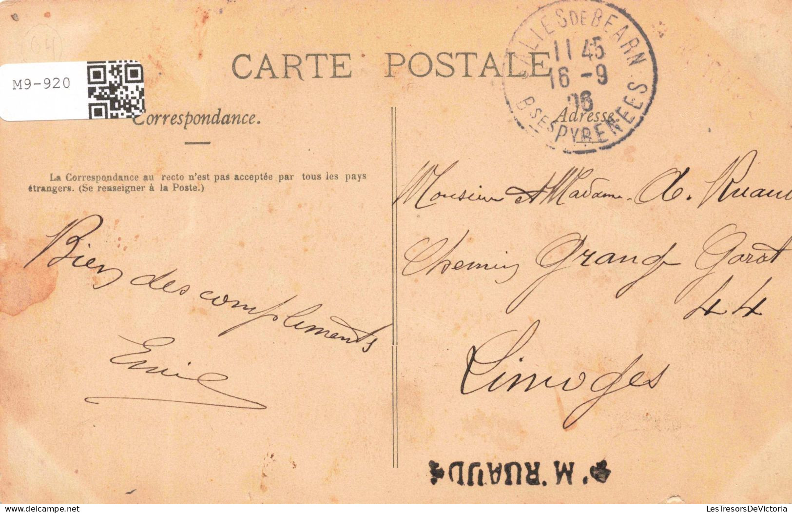 FRANCE - Oloron Sainte Marie - Salies De Béarn - Le Marché - Animé - Carte Postale Ancienne - Oloron Sainte Marie