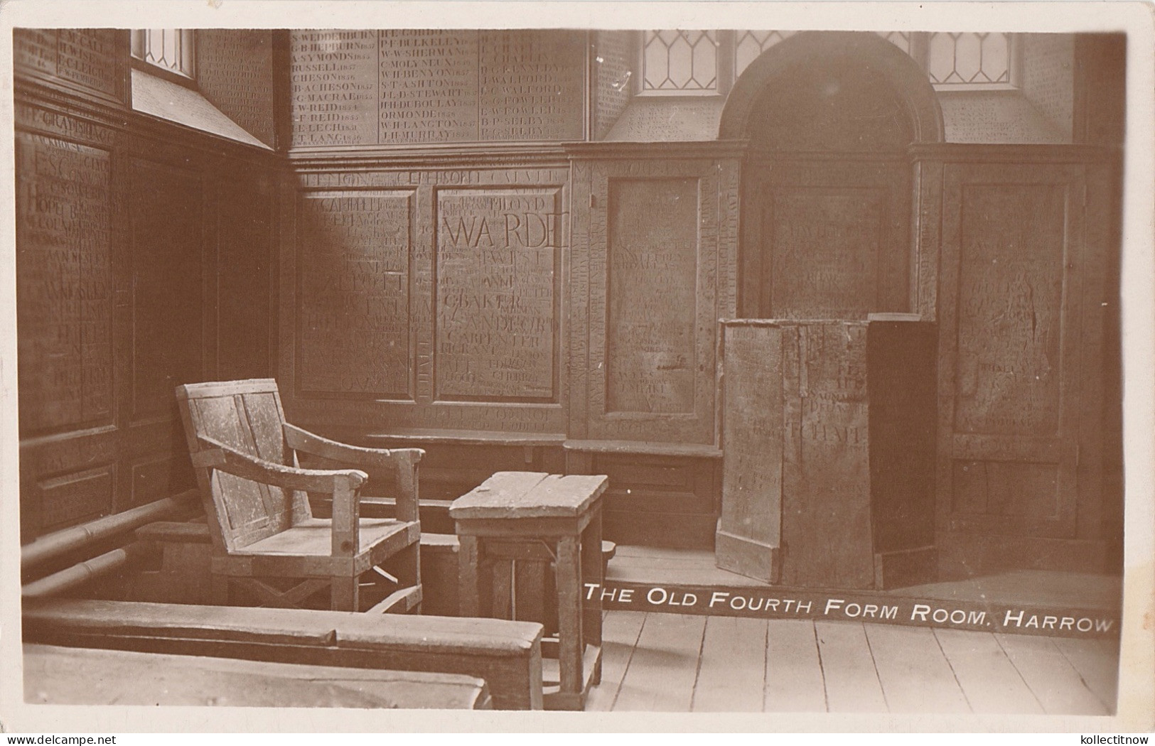 HARROW - SCHOOL - THE OLD FOURTH FORM ROOM - Middlesex