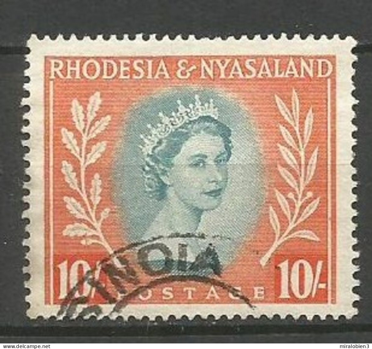 RODESIA YVERT NUM.  14 USADO - Rhodesia & Nyasaland (1954-1963)