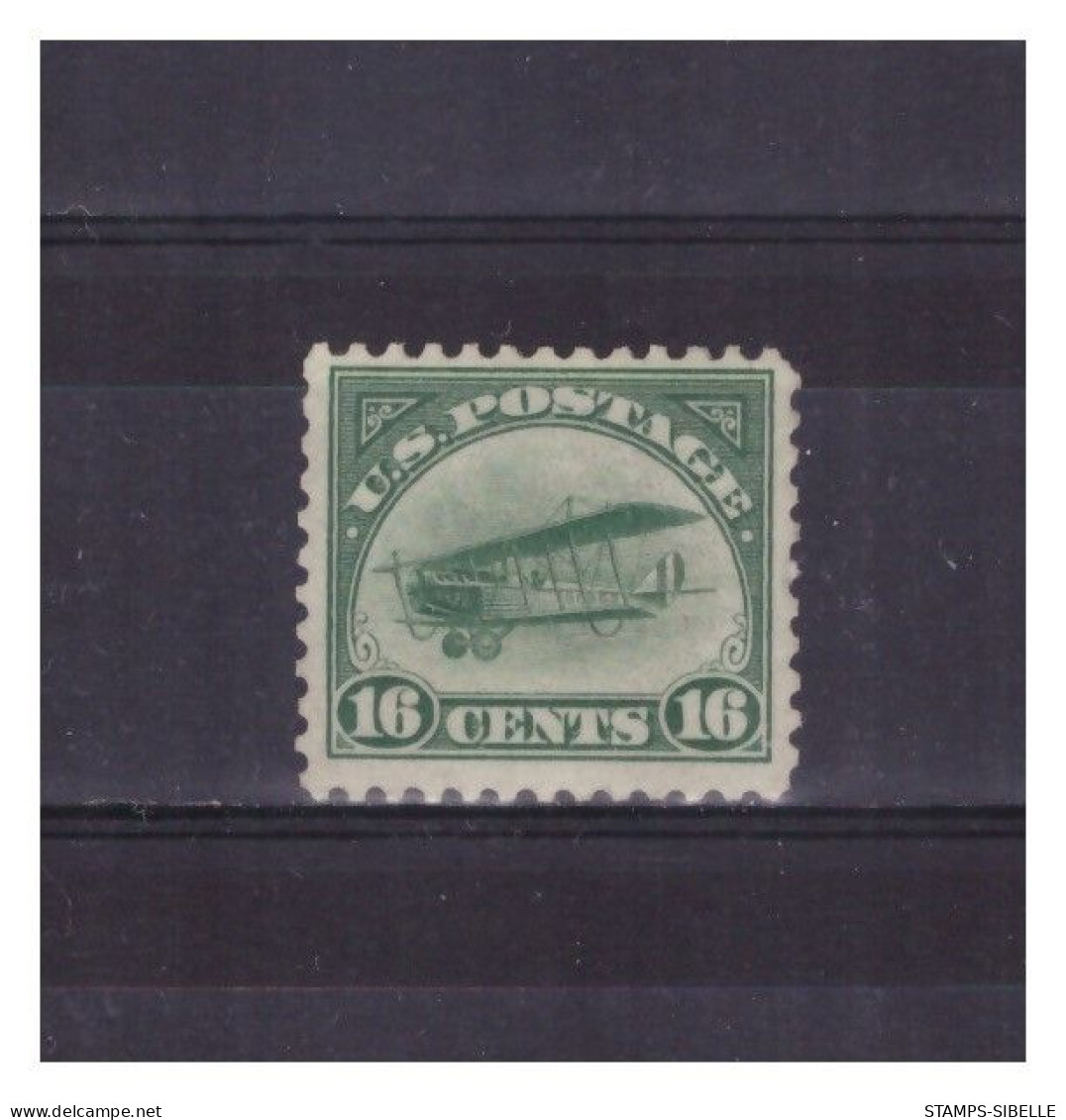 ETATS  UNIS . PA   N° 2  . 16  C   SIGNE  CALVES   .NEUF * . SUPERBE   . - Unused Stamps