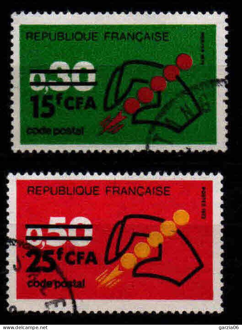 Réunion  - 1972 - Code Postal - N° 410/411  - Oblit - Used - Usati