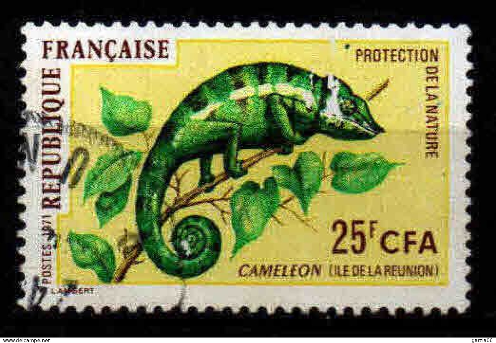 Réunion  - 1971 - Caméléon   - N° 399 - Oblit - Used - Usati