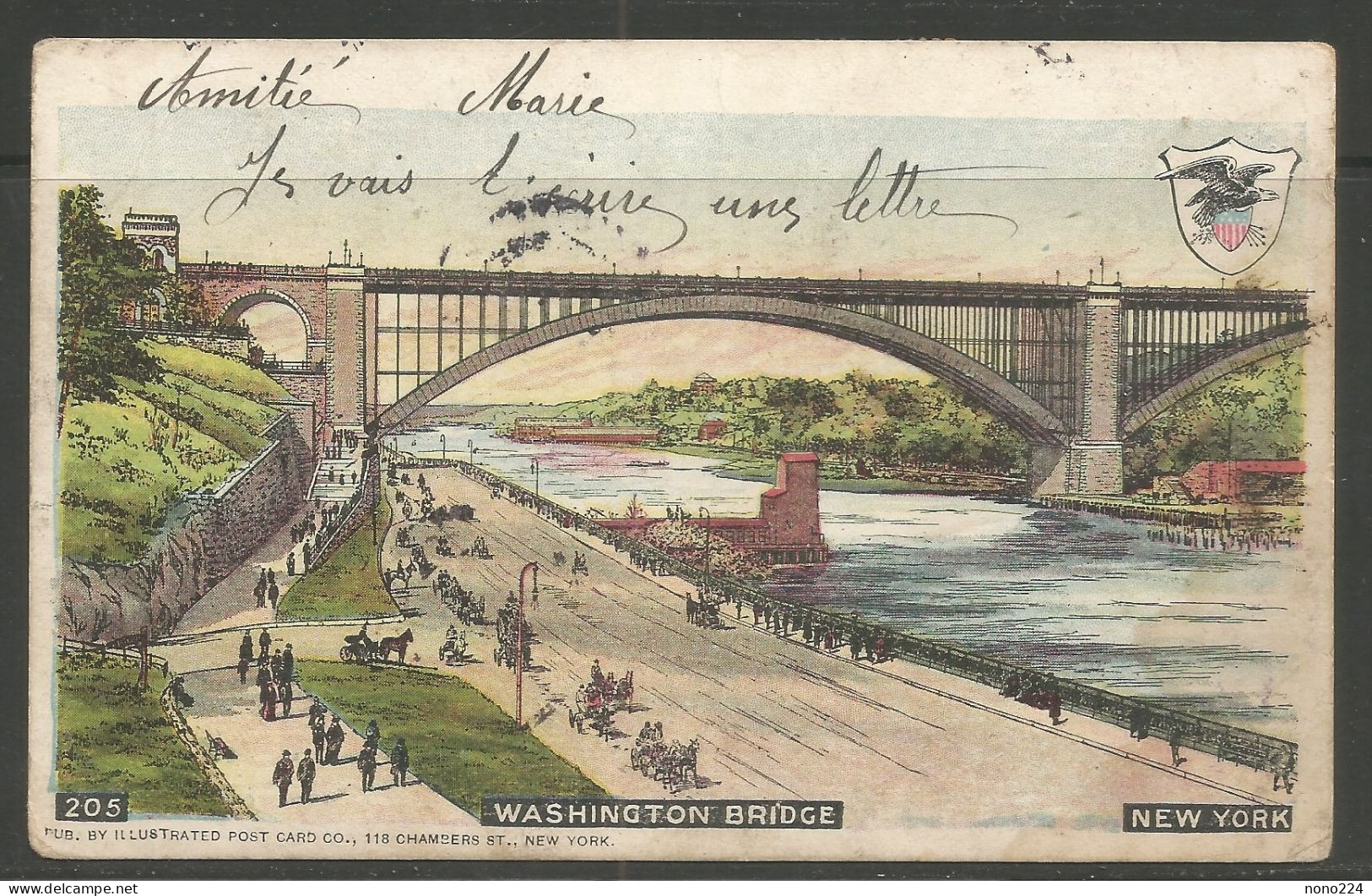 Carte P De 1905 ( New York / Washington Bridge ) - Brücken Und Tunnel