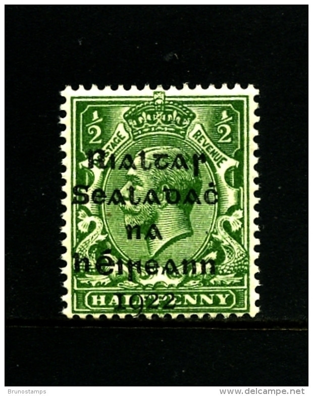 IRELAND/EIRE - 1922  1/2 D.  OVERPRINTED DOLLARD  MINT  SG 1 - Unused Stamps