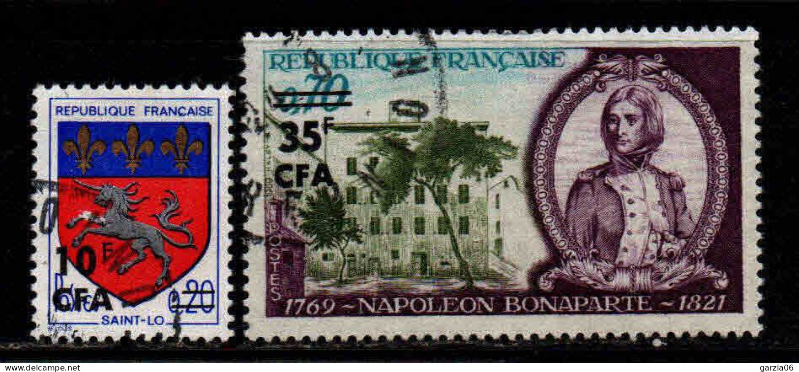 Réunion  - 1969 - Tb De France Surch  - N° 386/387 - Oblit - Used - Usati