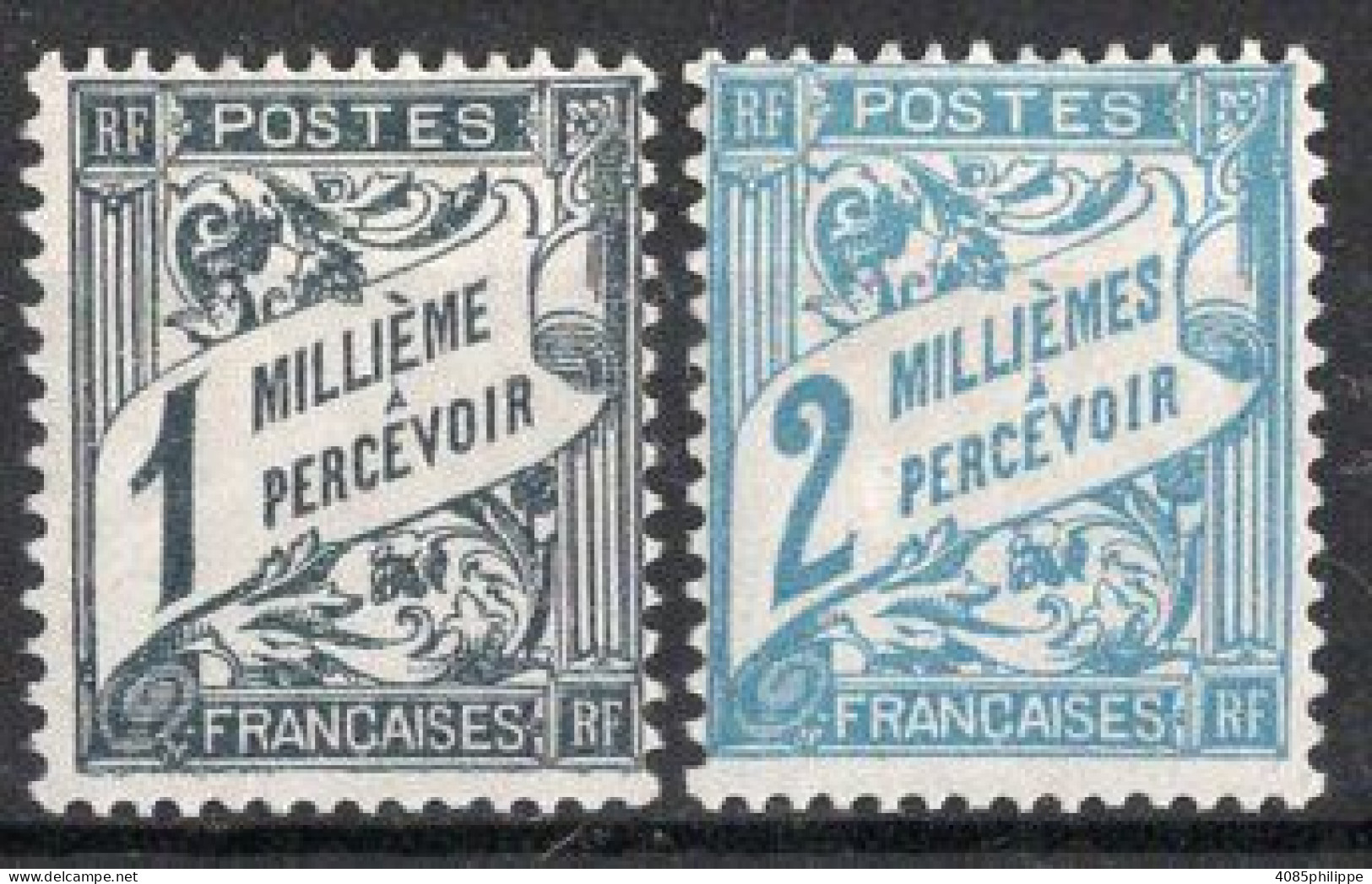 ALEXANDRIE Timbres-Taxe  N°16* & 7*neuf* Charnière* TB Cote : 4.50€ - Neufs