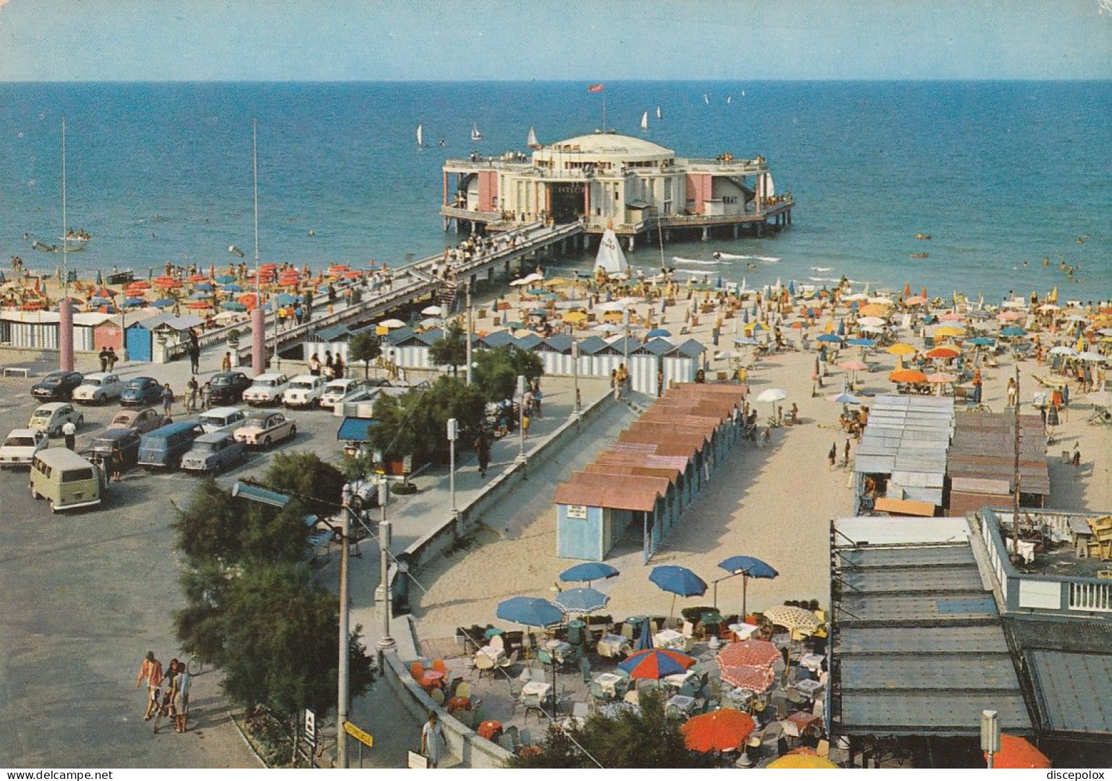 T4089 Senigallia (Ancona) - La Rotonda A Mare - Spiaggia - Panorama - Barche Boats Bateaux / Viaggiata 1969 - Senigallia